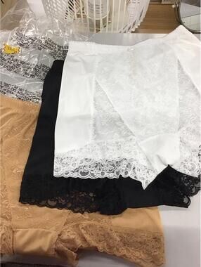 Rhonda shear pin up briefs 2 pack size 1X hgh rise lace ruched new HSN